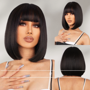 Zeus Wigs|Classic Bob Wig, Black