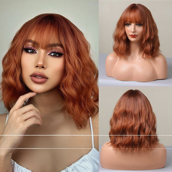 Zeus Wigs | wigs for women short hair bobbed head small curls brown