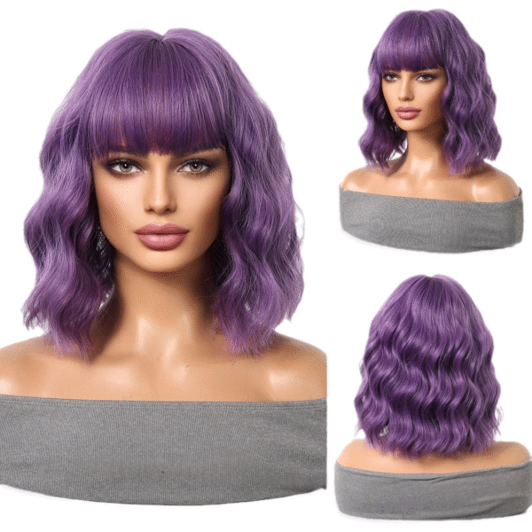Zeus wig | red short hair bob wig with bangs - 图片 4