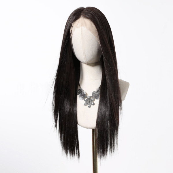 Zeus Wig|13*6 Large Lace Wig Medium Length Natural Black