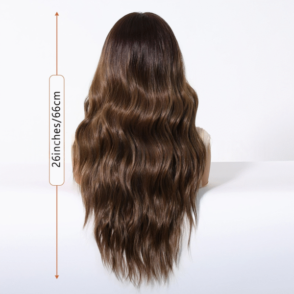 Zeus Wig | Large Area 13*6 Imported Silk Lace Curly Wig with Gradient Brown Color