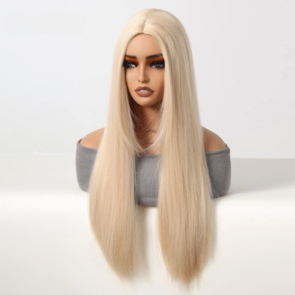 Zeus Wig | Natural light golden straight lace wig - 图片 4