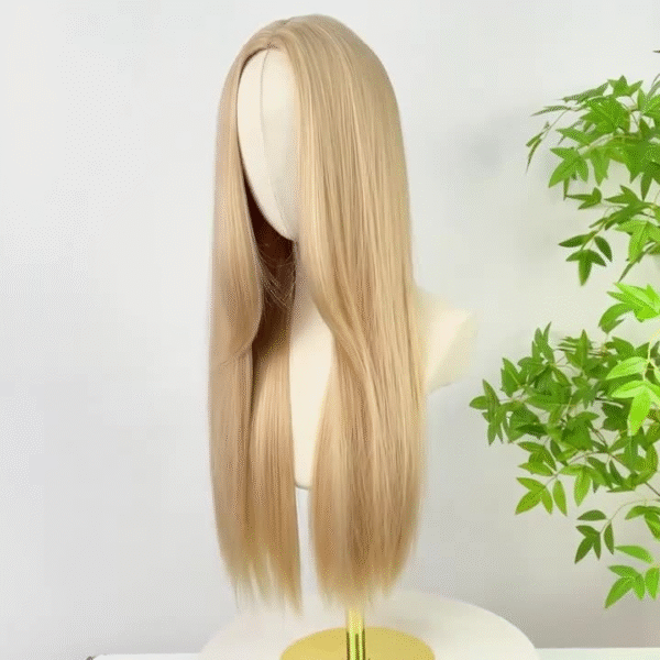 Zeus Wig | Natural light golden straight lace wig - 图片 3