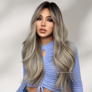 Zeus Wigs | ombre grey blonde wig