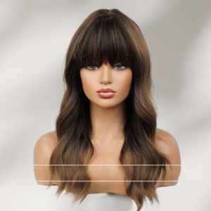 Zeus wig | High-quality brown long curly wig