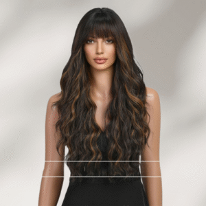 Zeus Wigs|Hightemperature brown curly wig