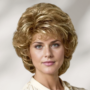 Zeus Wig|Golden Gradient Granny Wig Small Curls