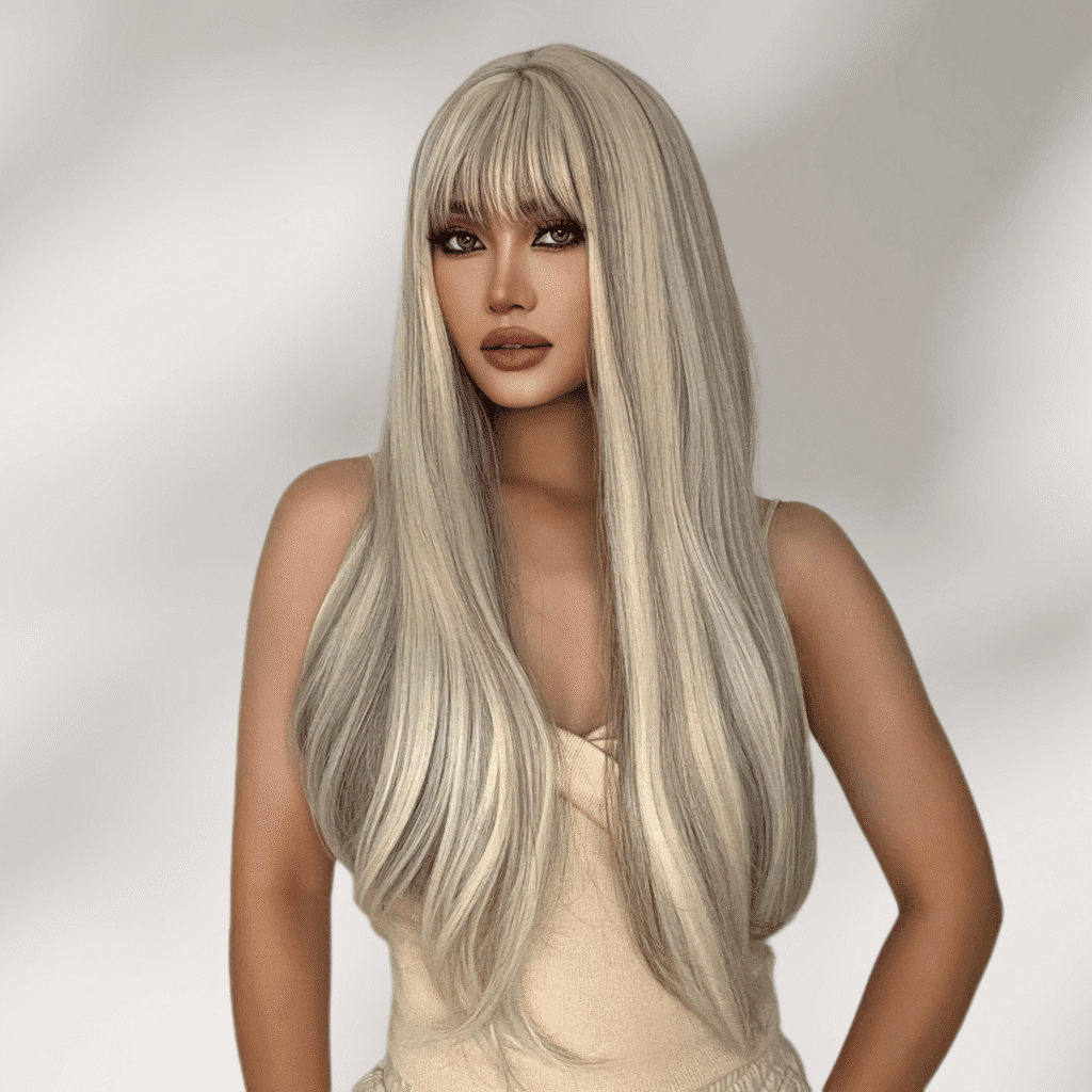 1/6 女性ヘッドB : Light Gold Long Straight 1/6 女性ヘッドB : Light Gold Long Straight 1/6 女性ヘッドB