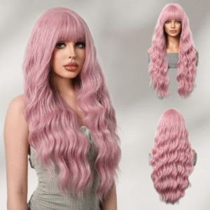 Zeus Wigs | Gradient pink wavy wig