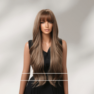 Zeus Wig|Dark Brown Long Curly Hair Big Wave Wig for Women