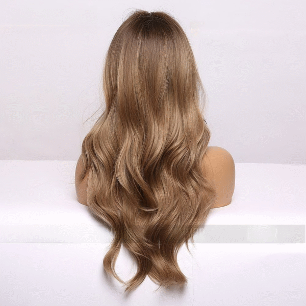 Zeus Wigs|Dark brown wavy medium-length wig - 图片 2