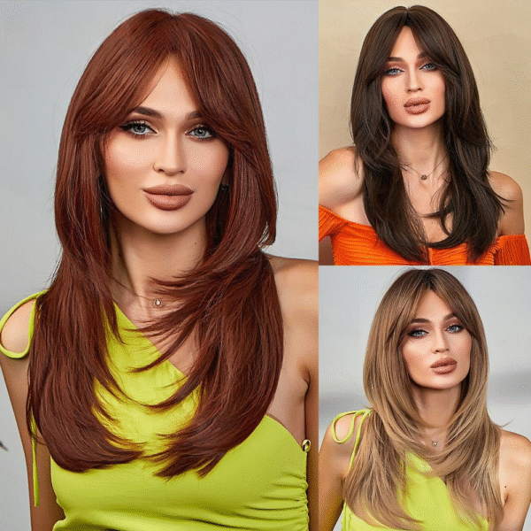 Zeus Wig | Dark brown wig with bangs - 图片 4