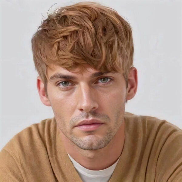 Zeus Wig|Brown Wig Short High Temperature Silk Chemical Fiber - 图片 2