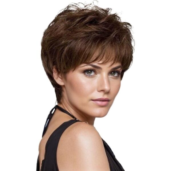 Zeus Wigs|Brown Wigs Small Curls - 图片 4