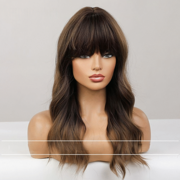 Zeus wig | High-quality brown long curly wig - 图片 2