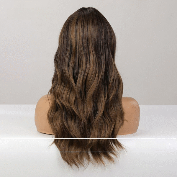 Zeus wig | High-quality brown long curly wig - 图片 3