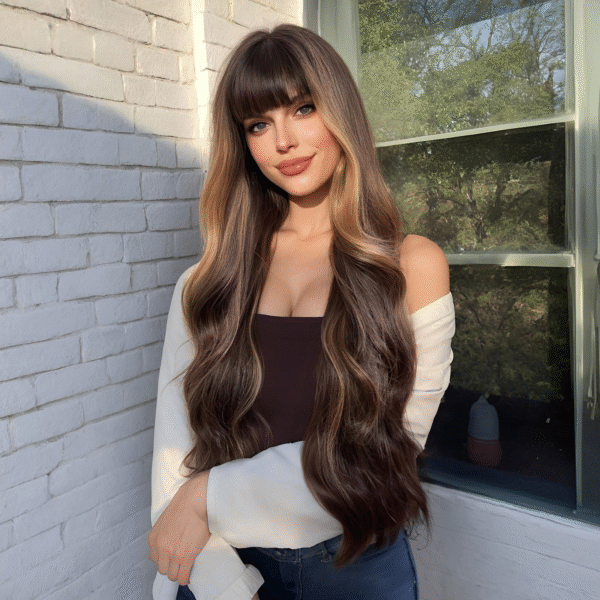 Zeus Wig|High-temperature black wavy long curly wig - 图片 3