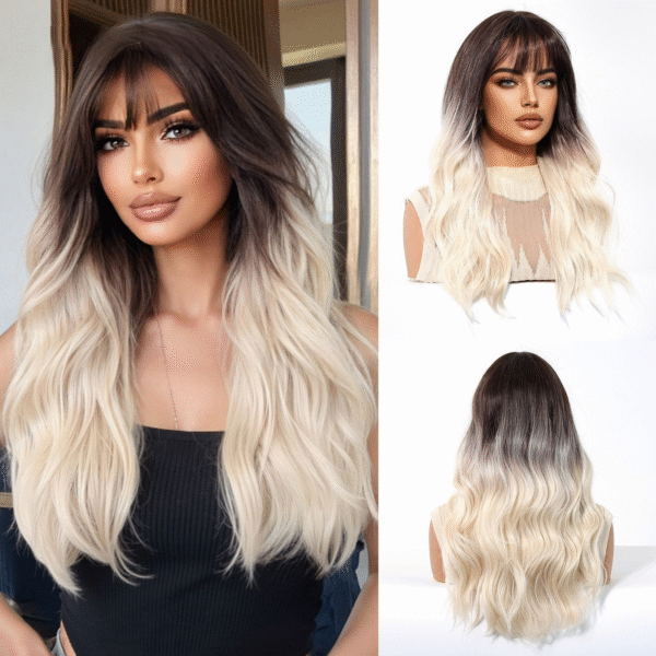 Zeus Wig | Brown gradient blonde wig - 图片 4