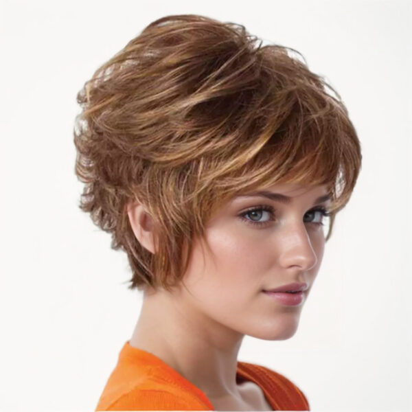 Zeus Wig|Golden Gradient Granny Wig Small Curls - 图片 3