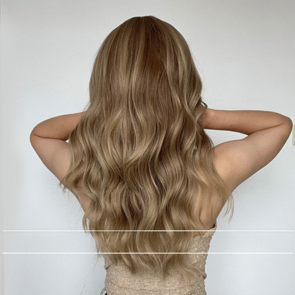 Zeus Wigs|Gradient Brown Bangs Big Wave Long Curly Hair - 图片 3