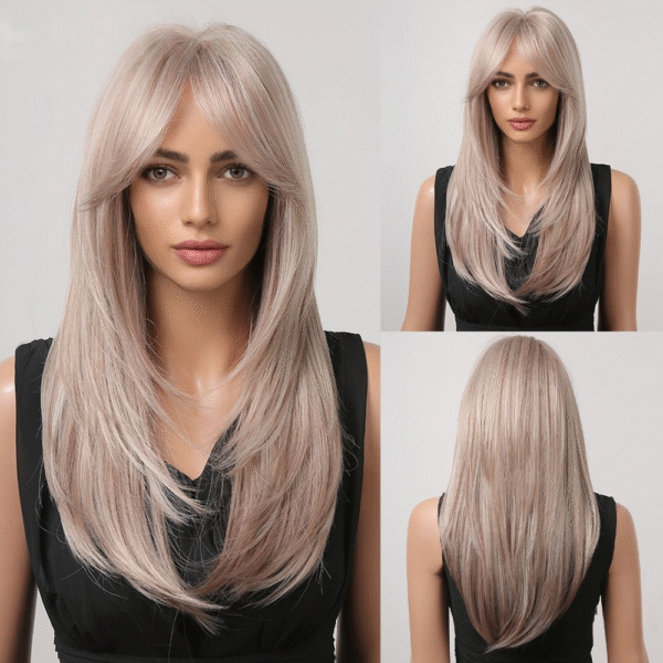Zeus wig |Light golden blonde ombre wig - 图片 4