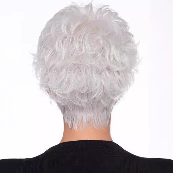 Zeus Wigs|White Wigs Small Curls - 图片 4