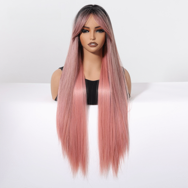 Zeus Wigs|Gradient pink bangs wig - 图片 2