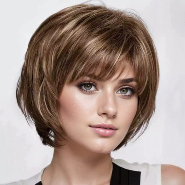 Zeus Wigs|Brown Wigs Small Curls - 图片 3